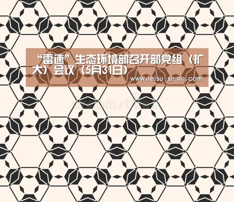 “雷速”生态环境部召开部党组(扩大)会议(5月31日)(图2) 雷速体育网页端